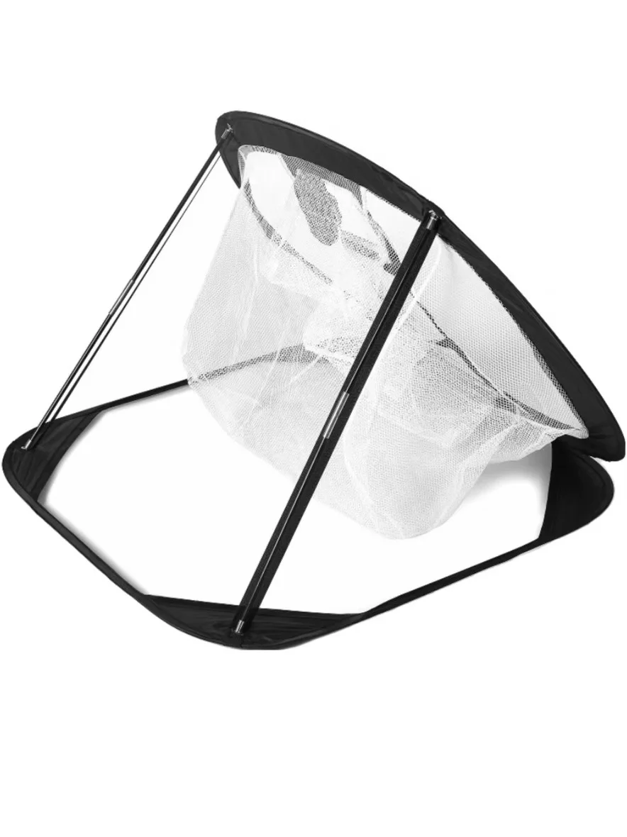 Portable cue capable of folding and storing outdoor golf goal sports toys