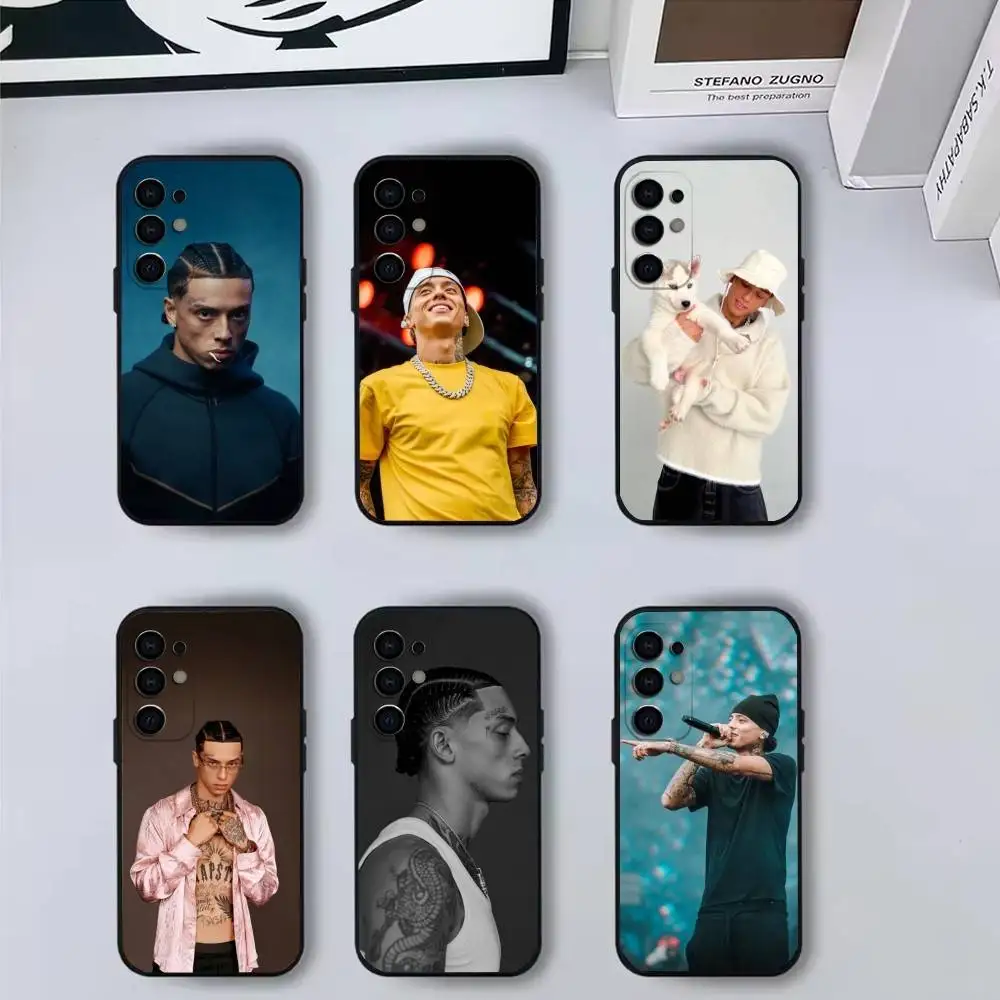 

Hot Rapper C-Central C-Cee Phone Case Black Silicone Soft For Samsung S25,S24,S21,S22,S23,S30,Ultra,S20,Plus,Fe,Lite