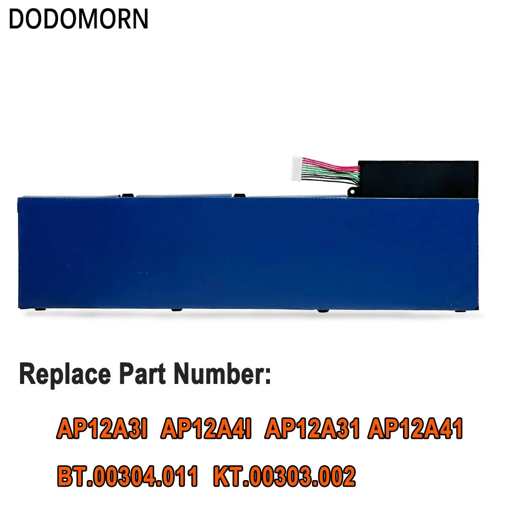 DODOMORN AP12A3I For Acer Aspire Timeline Ultra M3 M5 M3-481TG M3-581TG M5-481TG M5-581TG Ultrabook Laptop Battery 11.1V 54Wh