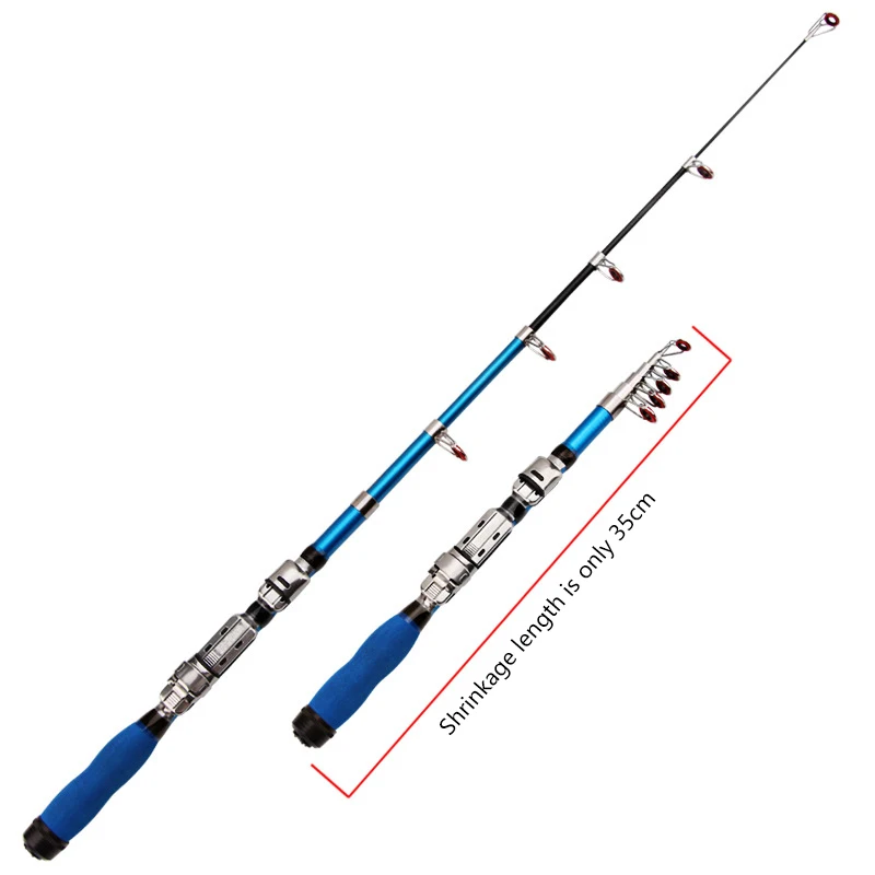 35cm Telescopic Short Fishing Rod Ultralight Stream Rod Ultra Short Hand Pole Thin Fishing Rod For Adult Children Easy-to-Handle