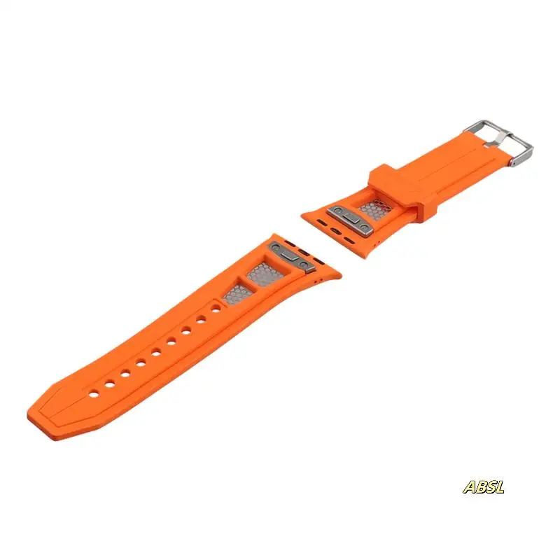 Strap For  Watch Band 49Mm Rubber Sport Bracelet Wristband Replacement Accessories