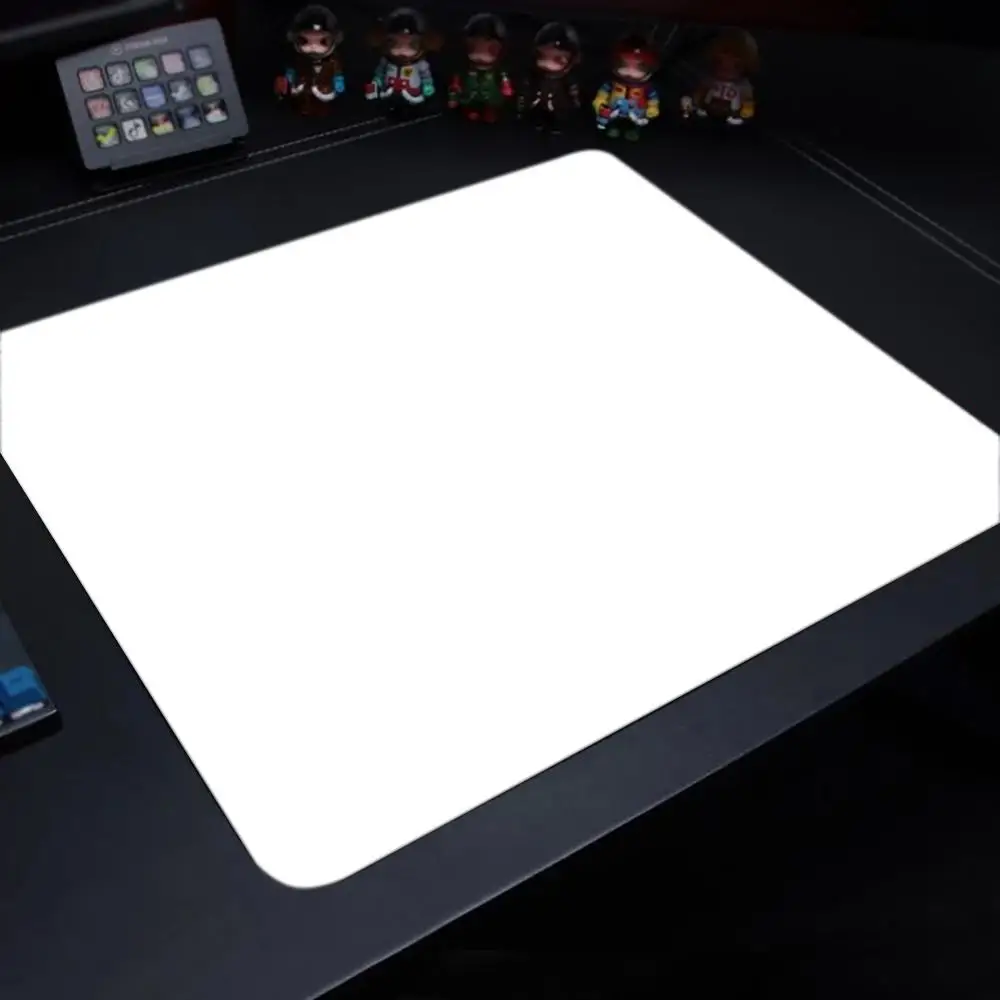 

45X40 Large grey Mouse Pad Simple Office Computer Keyboard Pads Pure Natural Rubber Mousepad XL Laptop Desk Mat for PC Gamer