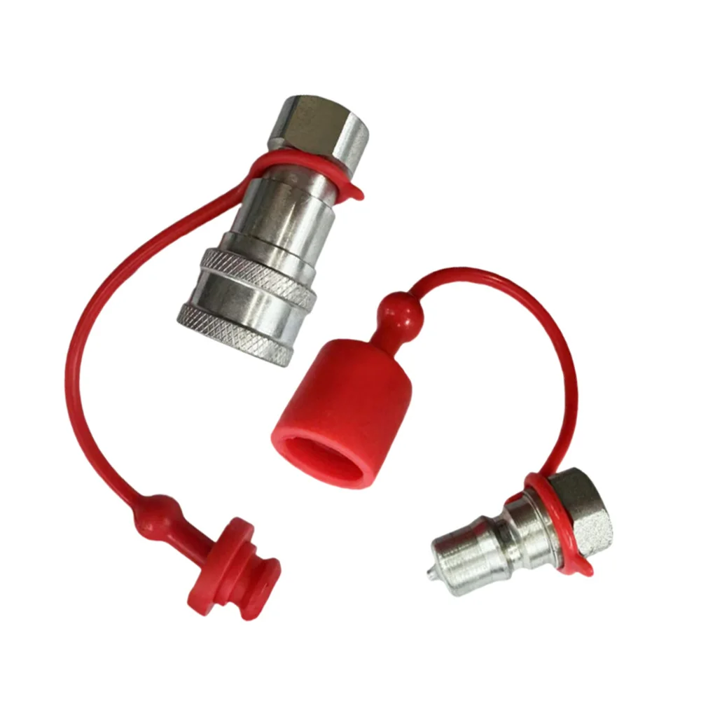 

Гидравлические быстроразъемные соединения серии B из углеродистой стали для сельскохозяйственной техники с резьбой NPT, комплект из двух штук