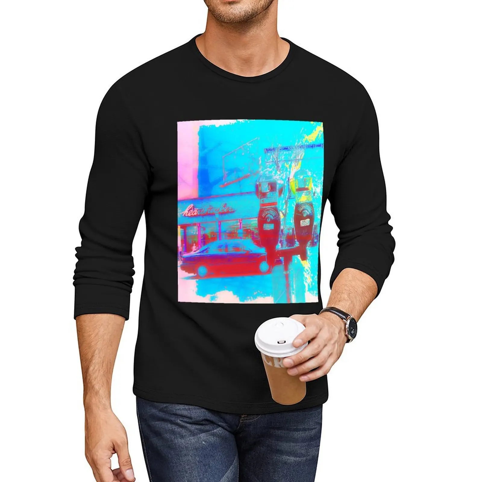 

Heartbreaker Street Art Long T-Shirt black t shirts sweat shirts cute tops customized t shirts workout for men