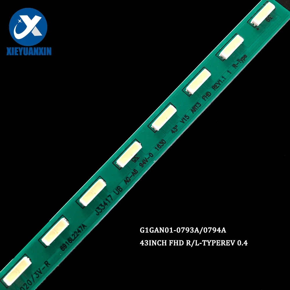 شريط إضاءة خلفية تلفاز ليد ليج ، أجزاء تلفاز ، شريط إضاءة خلفية ، 43 بوصة ، 3 فولت ، 2 وات ، 39 مصباح ليد ، 43LF5400-UB ، 43LX310C-CA ، 43LF5400-CA ، 3V ، 2W