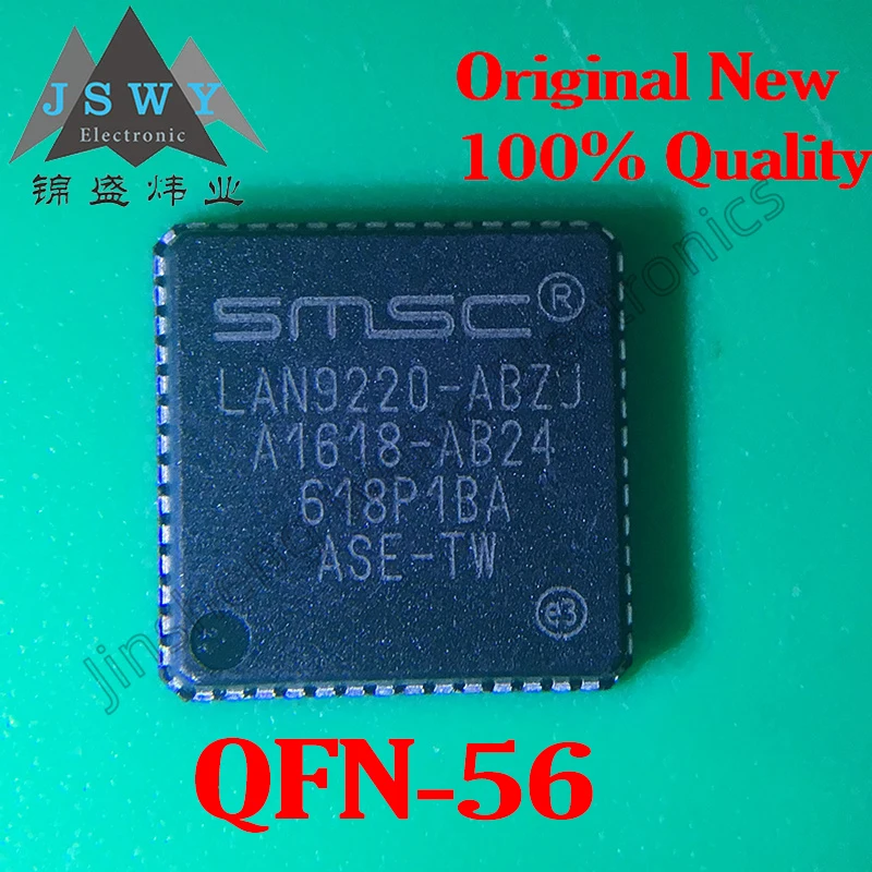 (1-10PCS) LAN9220-ABZJ QFN-56 LAN9220 Original Ethernet Chip In Stock Ships Fast!