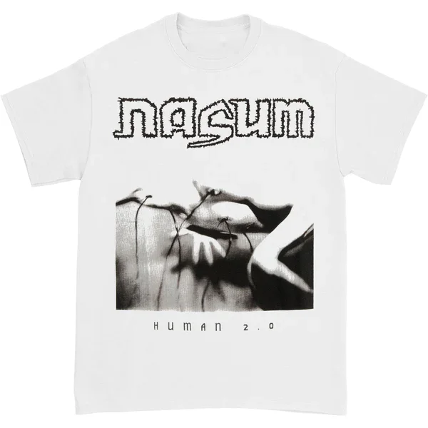 Nasum Human 2 0 T Shirt sHORT sLEEVE cOTTON wHITE mEN aLL sIZE s TO 5xl be1701