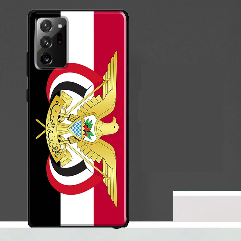 Yemen Coat of Arms Flag Case For Samsung Galaxy S21 S20 FE Note 20 Note 10 Plus S8 S9 S10 S10e S22 S23 Ultra Cover