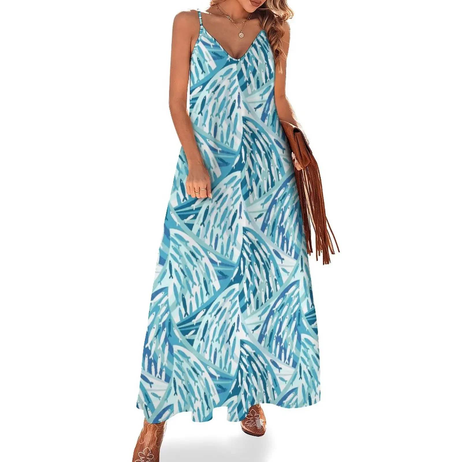 

Ocean life Sleeveless Dress elegant chic wedding evening dresses dresses for official occasions