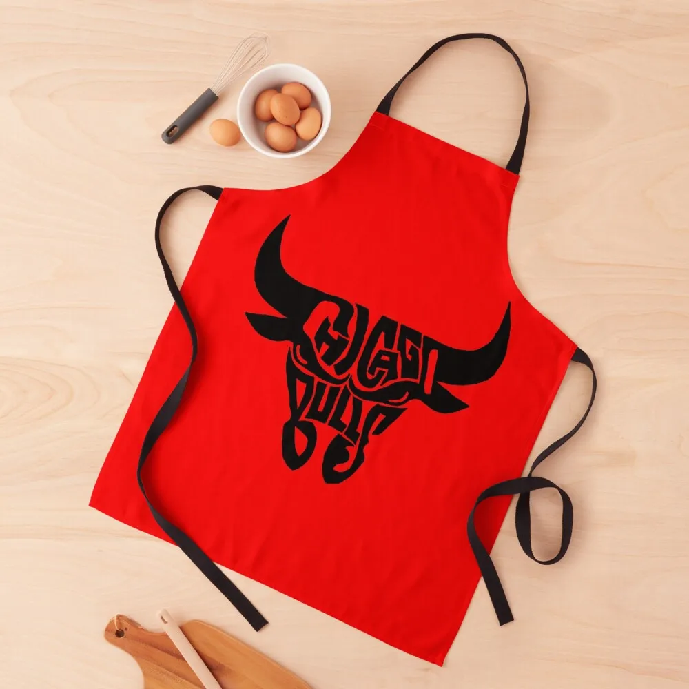 

BULLS Apron Korean kitchen clothes for men custom women's kitchen Apron