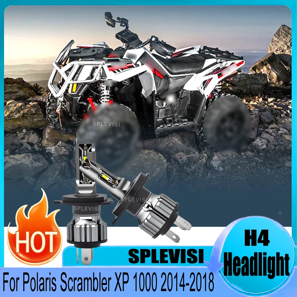 

Long-Lasting 60000 Hours h4 led motorcycle headlight Shockproof durable For Polaris Scrambler XP 1000 2014 2015 2016 2017 2018