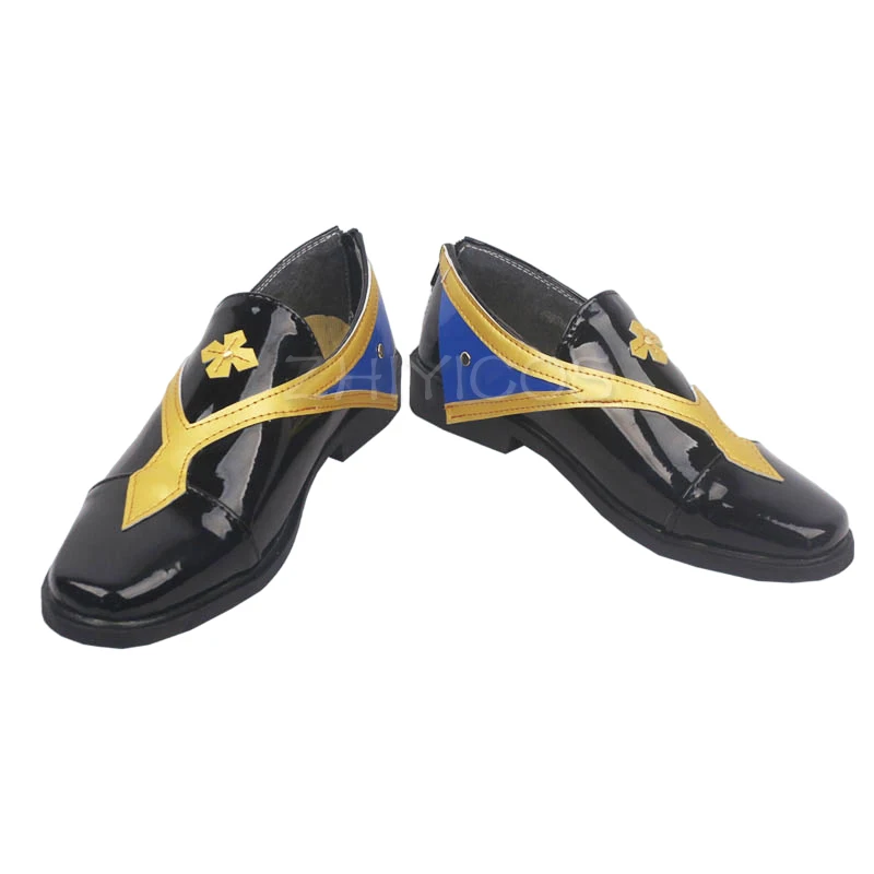 Novo genshin impacto cosplay kamisato ayato genshin impacto cosplay sapatos carnaval/halloween sapatos para mulheres homens tamanho 35-46