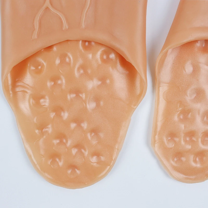 Funny Barefoot Slippers, Bigfoot Shoes, Toe Slippers, Flat Party Funny Sandals, Adult Halloween Costume Accessories image 5