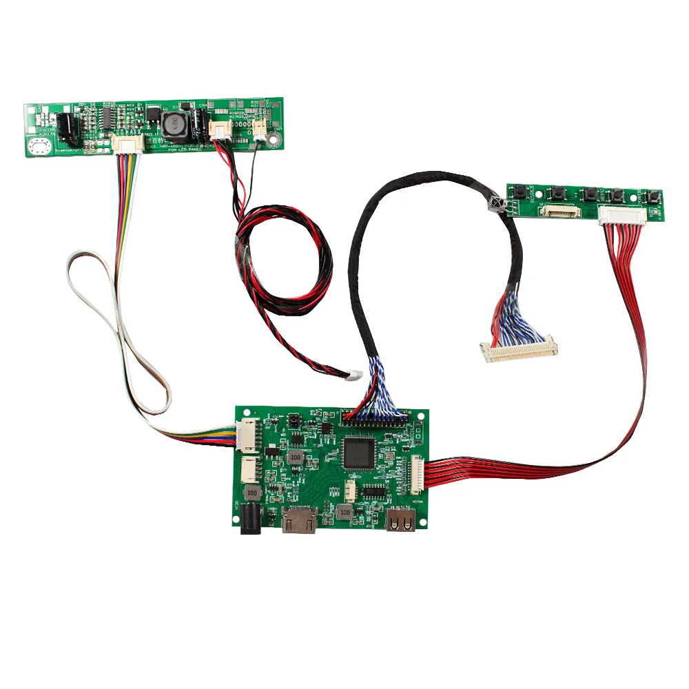30Pin Lvds Lcd Screen Controller Board Pcb Printed Circuit Boards for 19'' 1920X360 Usb Lcd Display Automatic Playback