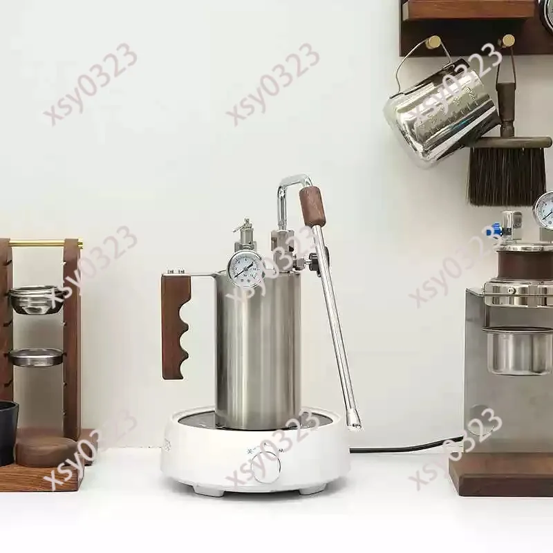 Stainless Steel Milk Frother, Direct Fire Type for Coffee Latte, Home & Camping Use