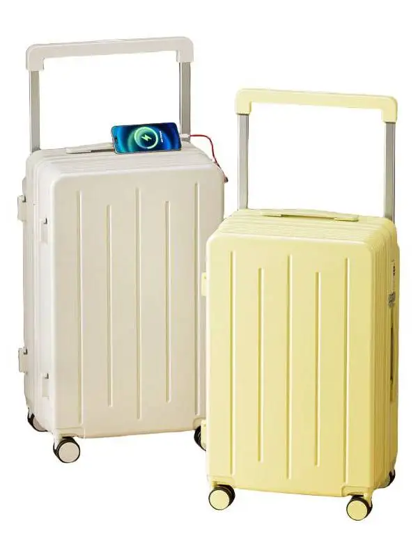 2026 New Large Capacity Travel Suitcase with Wide Pull Rod Password Lock High Quality Luggage Handheld Carry-On Suitcase