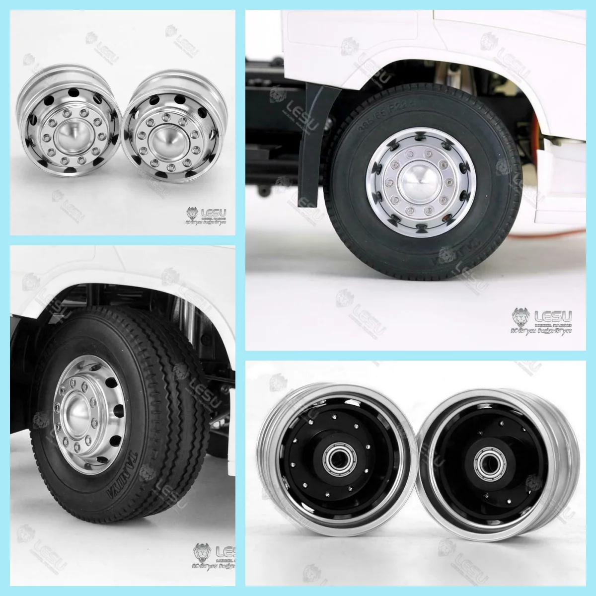 LESU 1/14 Metall Vorderradnabenlager Bremse für RC Fh12 Fh16 Traktor LKW Fahrzeug Modell Outdoor Spielzeug DIY Teil