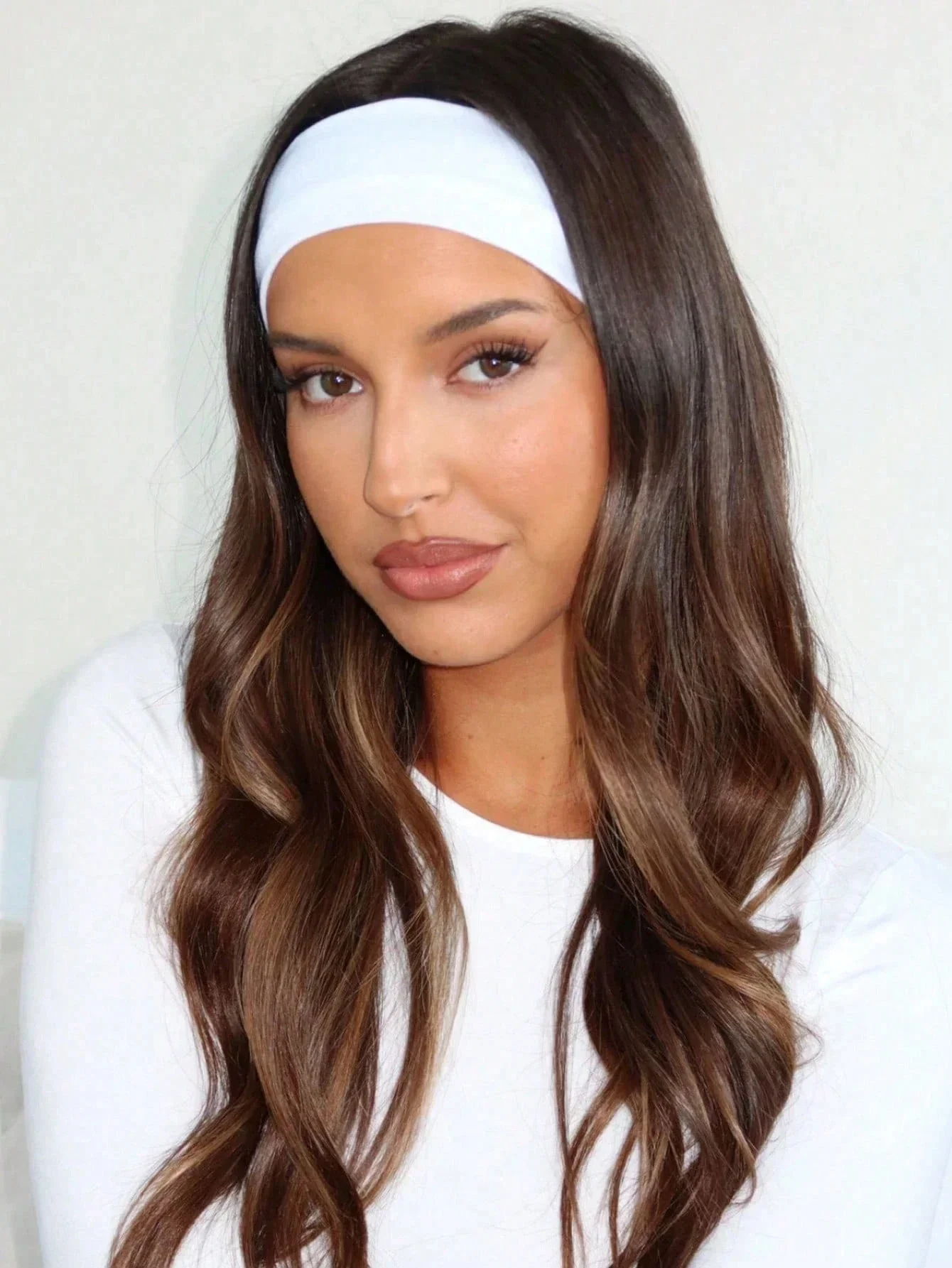 

Bohemian Style Non-Slip Solid Color Headbands For Women Yoga Running Workout Sweat Absorbent Elastic Hair Accessories
