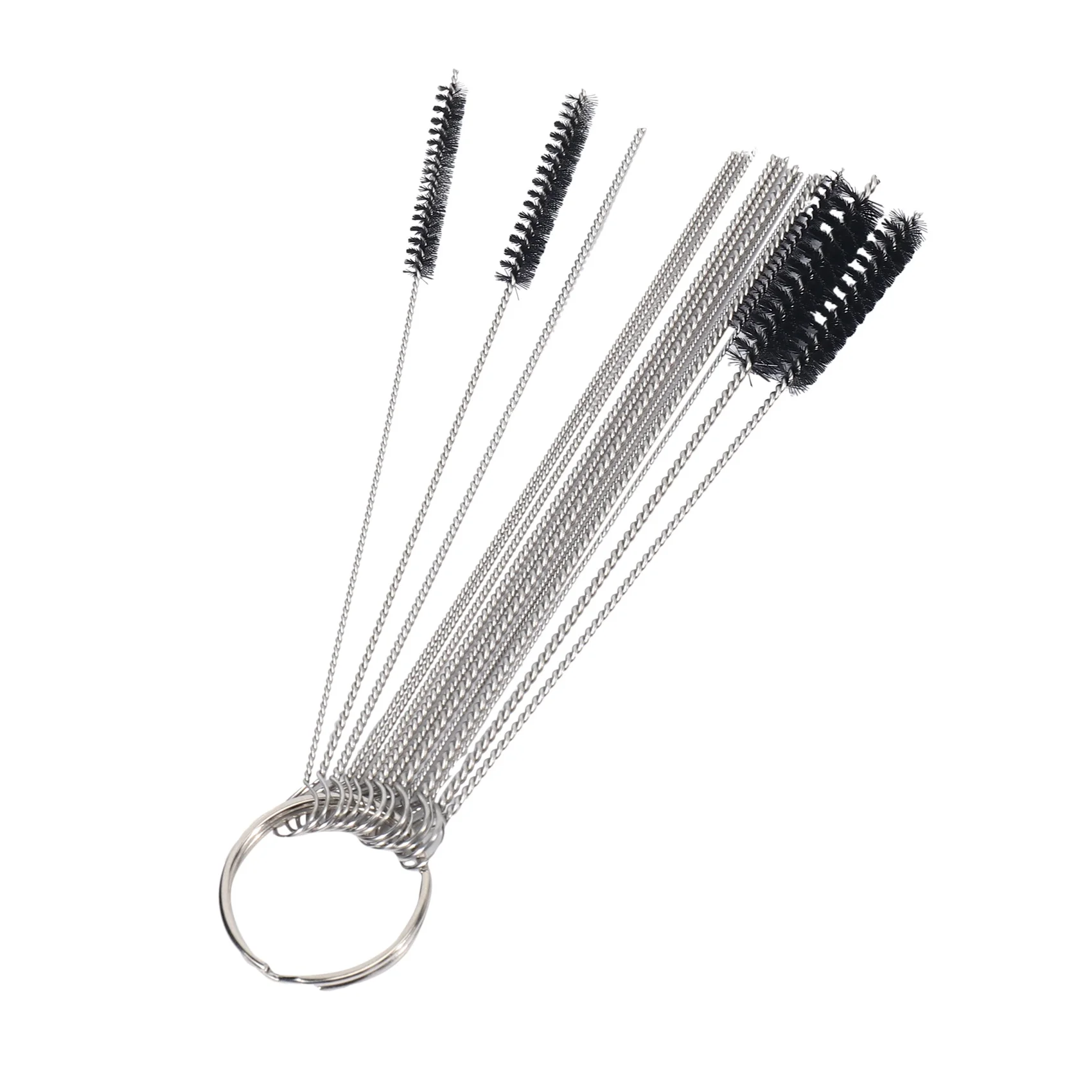 Carburetor Carbon Dirt Jet Cleaner Tool Kit 10x Cleaning Needles With 5x Brushes