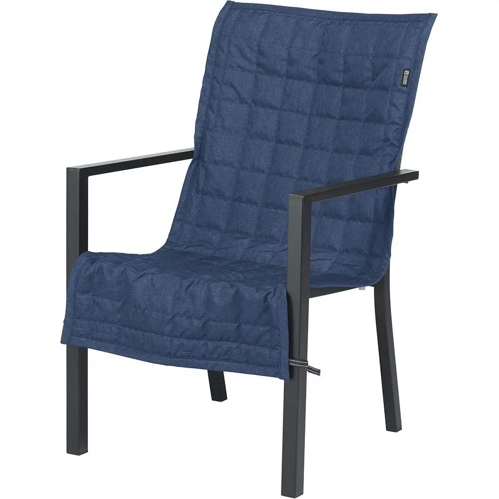 

Water-Resistant 45 Inch Patio Chair Cover, Heather Indigo, Outdoor Furniture Protection