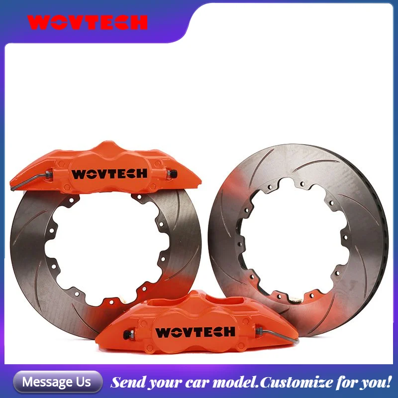 Customize Auto Brake Kit 4 Pistons Caliper with 355*28mm Slotted Discs for Chrysler LX300 19inch Wheel