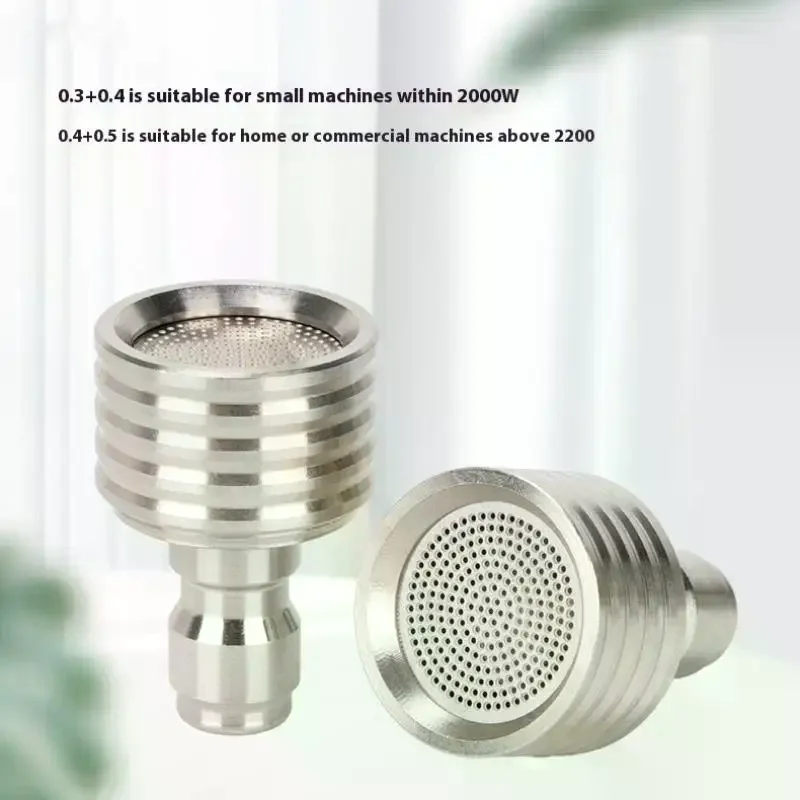 High Pressure 1/4 Interface Quick Connect Water Sprinkler Washing Nozzle Stainless Steel Shower Blades Wash Cars Irrigation Tool