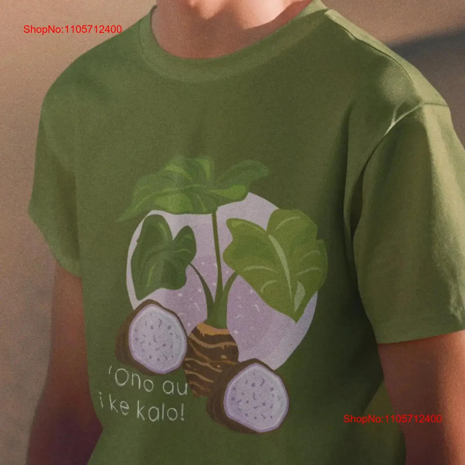 Adult Hawaiian Kalo T Shirt Ono au i ke Taro Olelo Hawaii Language Farmer Sustainable vintage Washed graphic Unisex