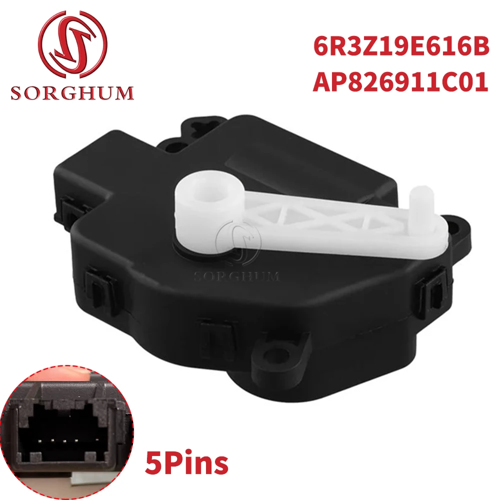 

Car HVAC A/C Air Heater Blend Door Actuator Air Flap Actuator 6R3Z19E616B For Ford Mustang 2005 2006 2007 2008 2009 5Pins