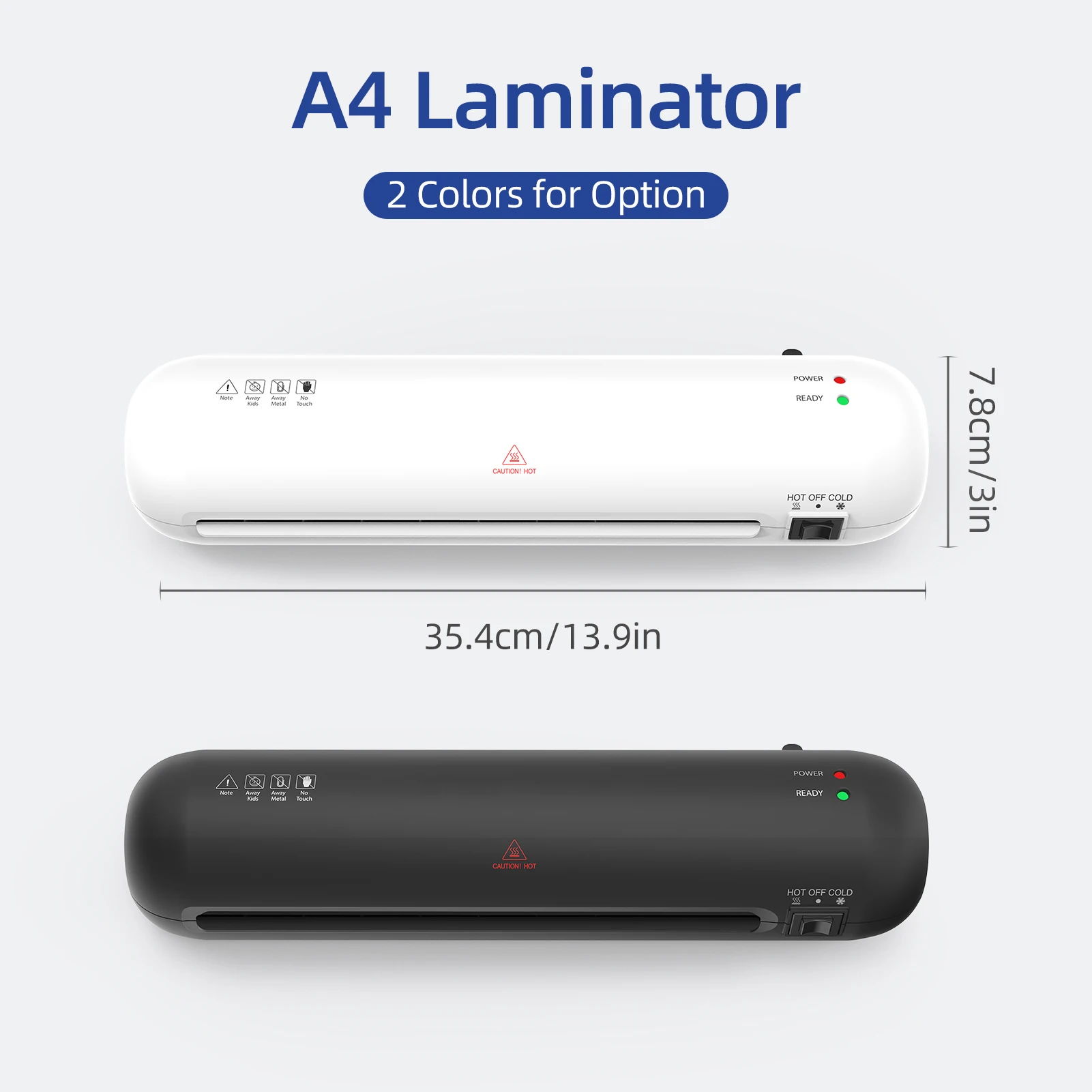 SL280 Desktop Laminator Machine Hot and Cold Lamination with Paper Cutter Trimmer Rounder A4 Laminator for Home Office School