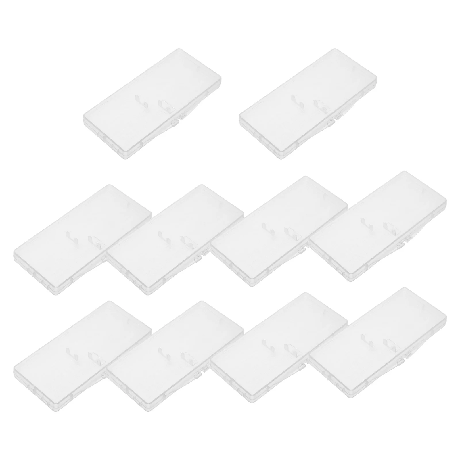 

10pcs Interdental Brush Storage Box Portable Toothbrush Holder Container Oral Care Dustproof Plastic Case