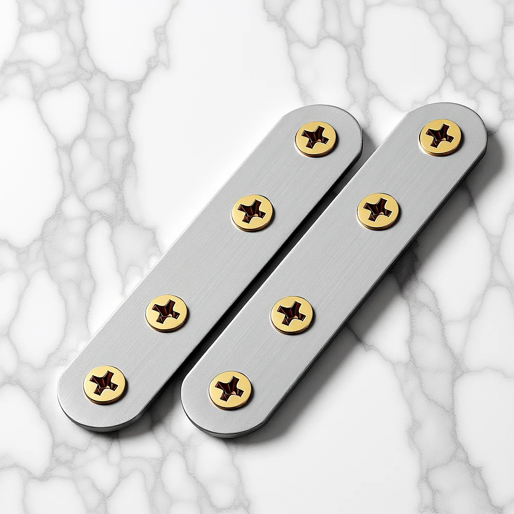 

14Pcs Stainless Steel Flat Brackets Straight Brace Plates Metal Fixing Braces for Wood Furniture Corner Reinforcement