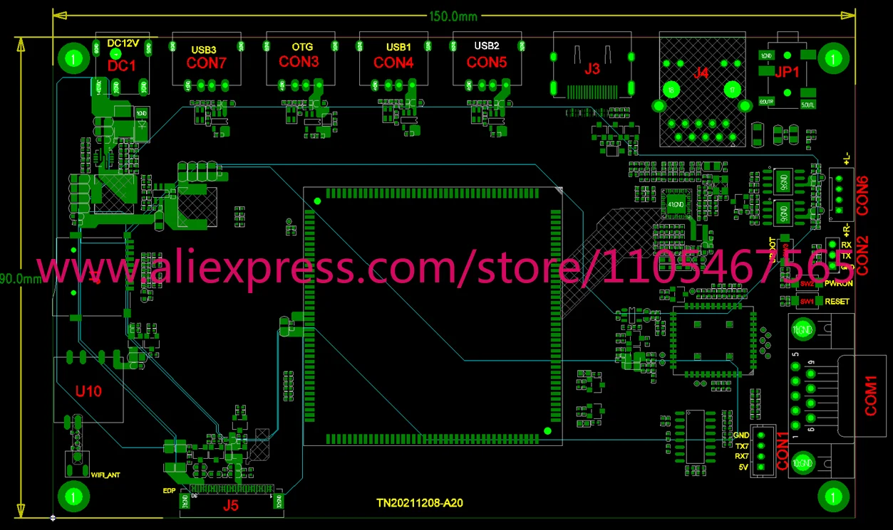 Rockchip RK3566 RK3328 RK3568 RK3128 RK3399 RK3588 som orange pi raspberry pi zero core board carrier board development board