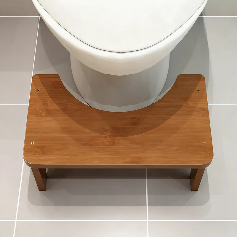 Bois Squatty pot toilette tabouret anti-dérapant robuste toilette pied tabouret salle de bain Portable femme enceinte enfants adultes personnes âgées