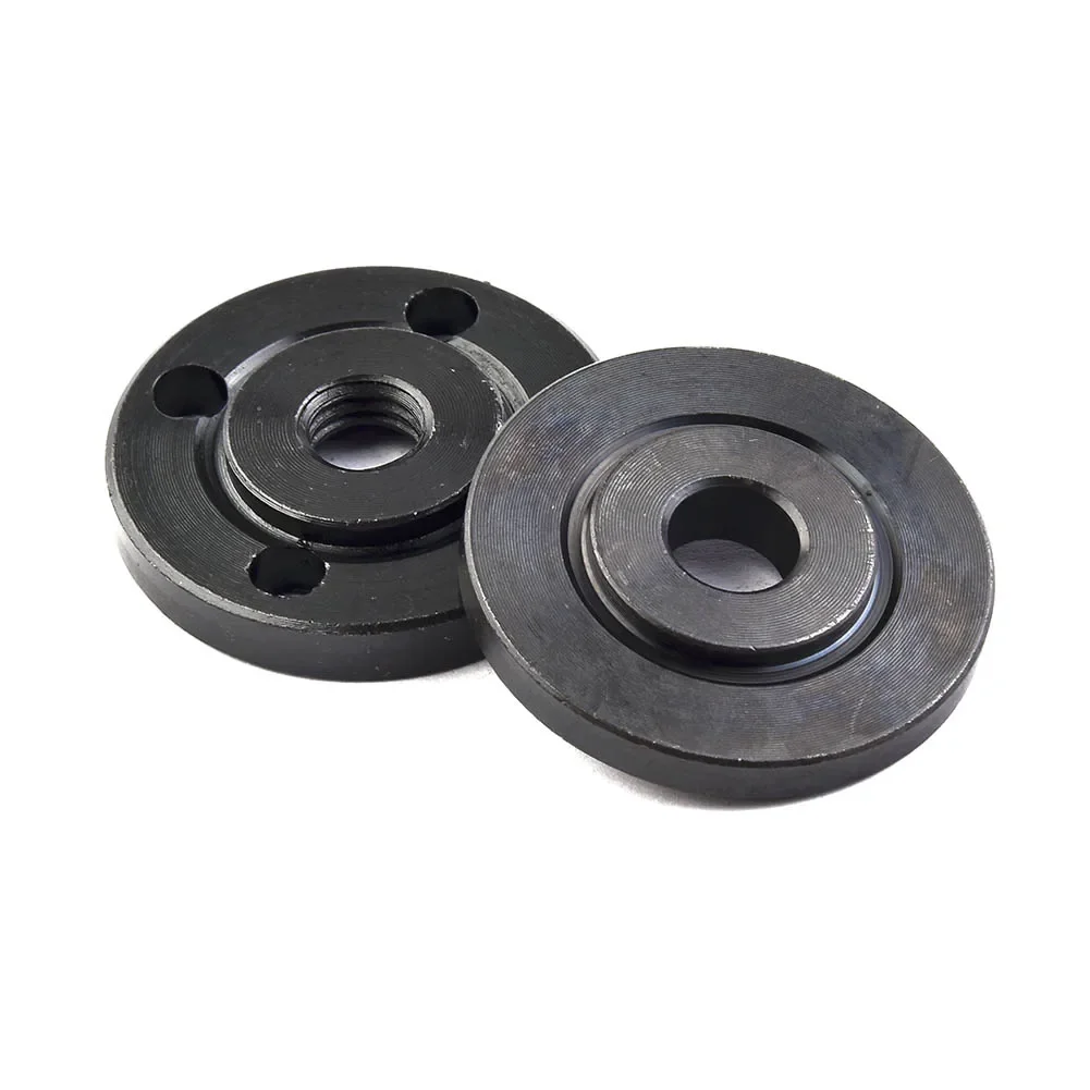 2pcs Angle Grinder 100 Type 125 Inner 10 Mm Outer Flange Nuts Sets Thread Replacement Angle Grinder Parts