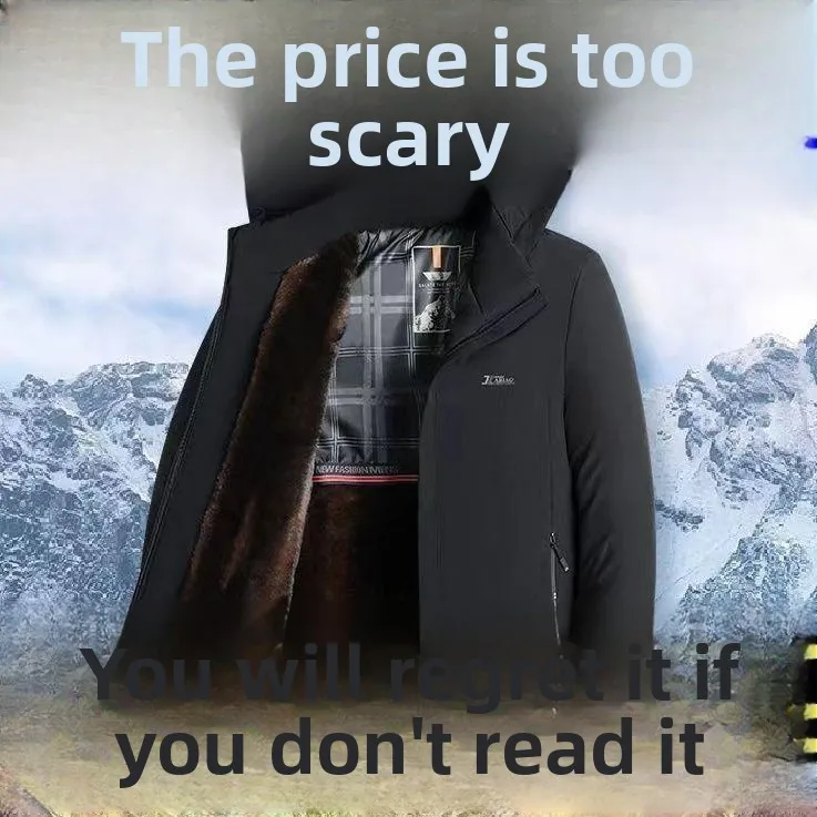 

High-End Men's Gold Mink Parka Jaet Dad Sle Mid-Late Age Outerwear Windproof Cotton Coat Men's Faion Casual Spring