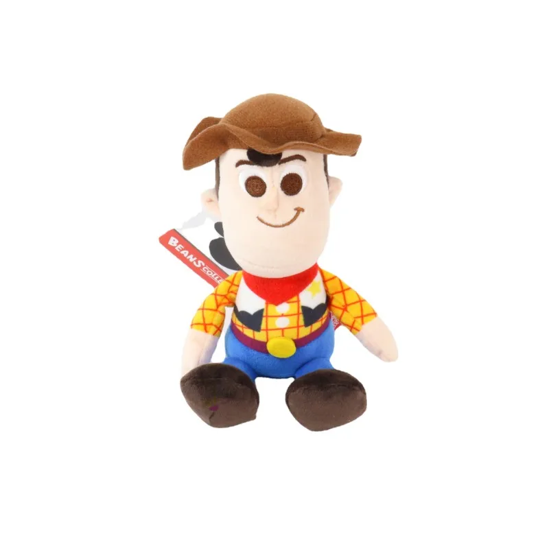 18CM Kawaii Disney Toy Story Woody pluche kussen Buzz Lightyear Alien schattige pluche sleutelhanger rugzak hanger meisje cadeau