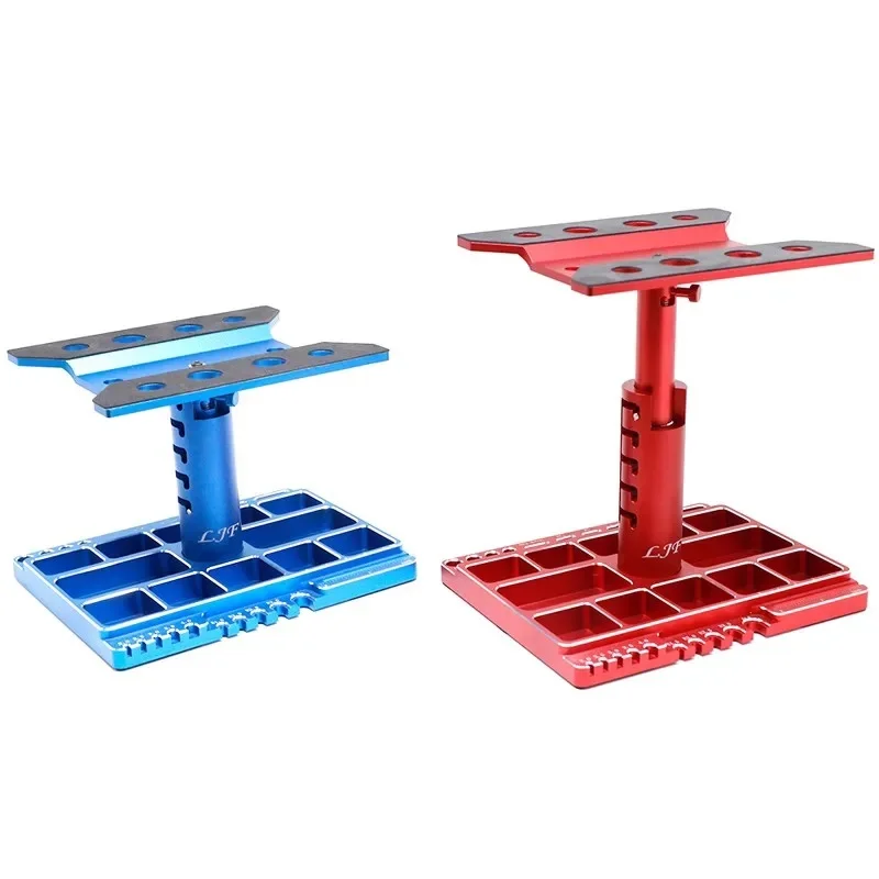 

Инструмент для радиоуправляемых автомобилей, повышающая рабочая подставка, сборная платформа, вращающаяся на 360 градусов станция для ремонта гусеничного автомобиля 1/10, аксессуары для модели автомобиля