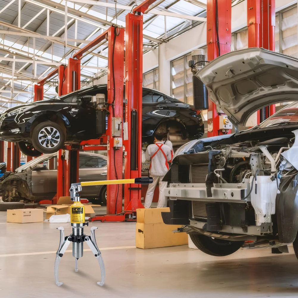 

5-тонный съемник колесных подшипников, 3-кулачковый гидравлический съемник, сепаратор ступицы подшипника для вытягивания ступиц, фланцев, шестерни, подшипников