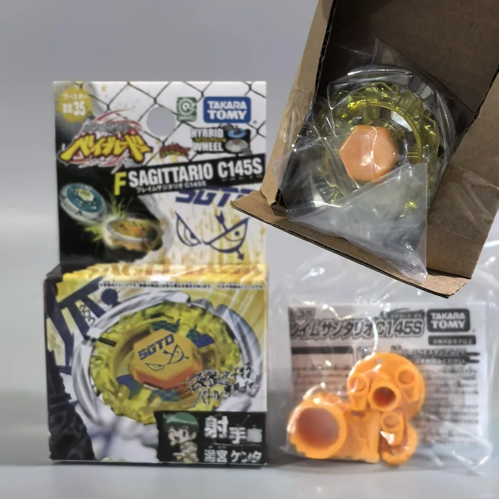 GENUINE Takara Tomy Spinning Tops BB35 Booster Flame Sagittario C145S Original Box