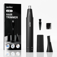 SEJOY 2-IN-1 Nose Hair Trimmer Men Women Ear Hair Trimmer Small Electric Trimmer Eyebrow Trimmer Business Trip Home Use