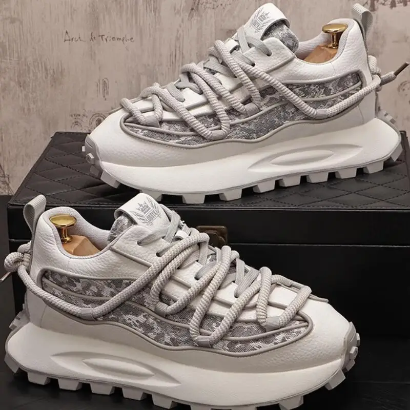 

New low top Forrest Gump breathable men comfortable thick father shoes South Korea soft sole sports casual shoes a45