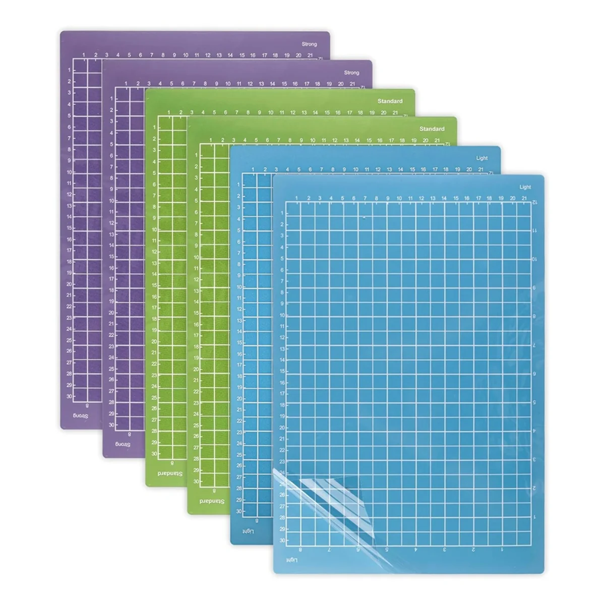 

A76I 6PCS 8.5x12in Cutting Mat for Cricut Joy Xtra (StandardGrip, LightGrip, StrongGrip), Reusable Cutting Mats
