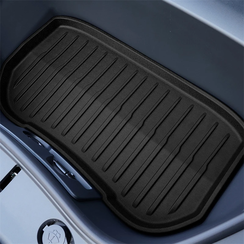 Tronco traseiro dianteiro Pad protetora para Tesla, TPE Trunk Mats, esteiras de armazenamento, estilo chave de piano, novo, Highland, 2023, 2024