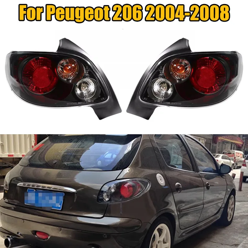 

Rear Taillight Assembly With Dynamic Turning Signal Brake Reverse Lamp For Peugeot 206 2004 2005 2006 2007 2008