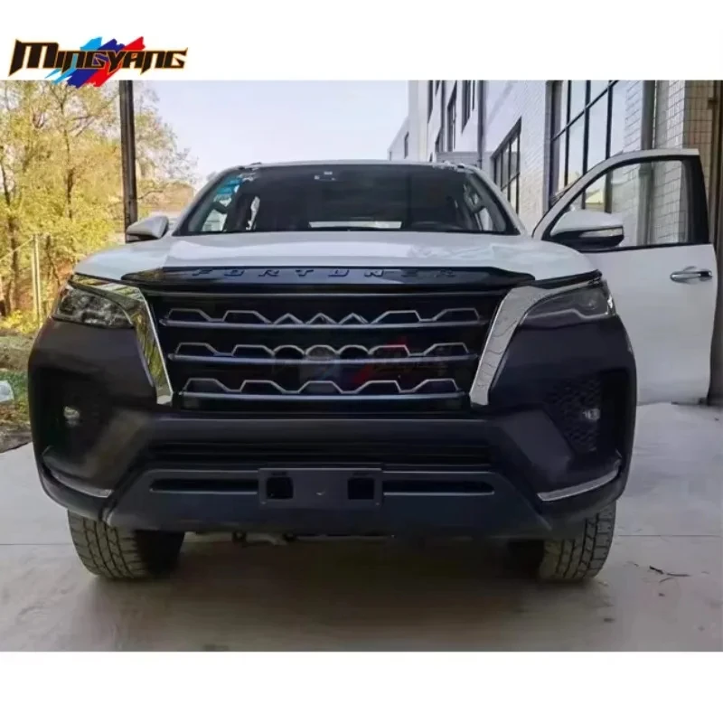 High Quality VRZ Den Car Bumpers Bodykit Body Kit for Fortuner 2016-2021 up to Legender With LED Head Lig 4