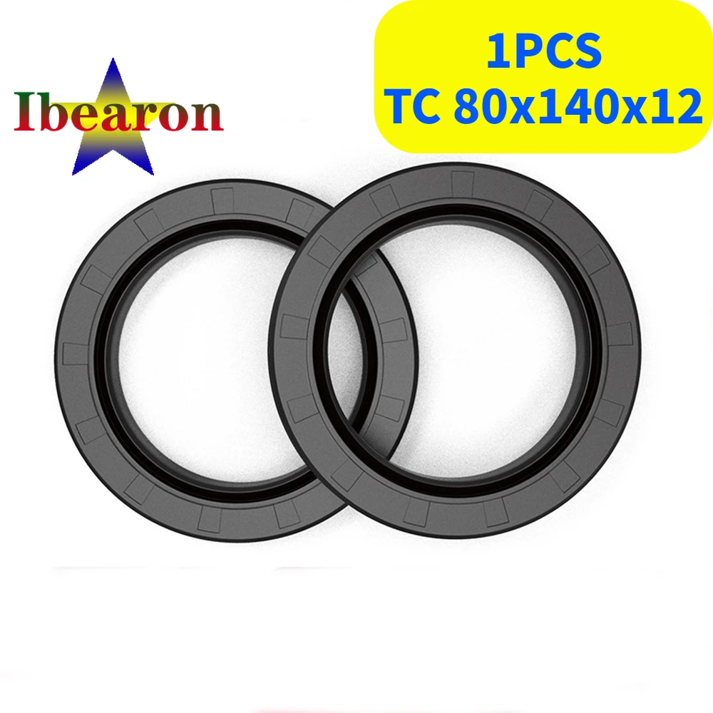 

1PCS TC 80x140x12 Framework Oil Seal NBR(Nitrile Rubber Buna) Sealing Gasket High Quality Standard Part