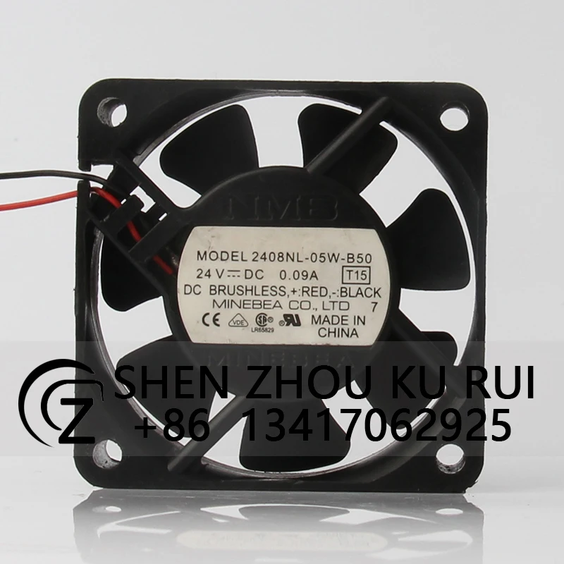 

2408NL-05W-B50 Case Fan for NMB 60*60*20MM 6020 24V 0.09A 6CM Inverter High Airflow Cooling Fan