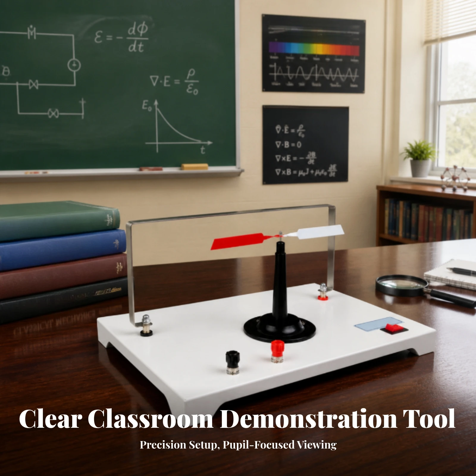 Oersted Experiment Demonstrator Interactive Oersted Experiment Apparatus Classroom Equipment Tabletop Kit Compact