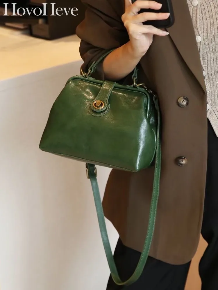 

Винтажные женские сумки на одно плечо из натуральной яловой кожи, однотонная сумка с застежкой, модные женские дизайнерские сумки через плечо на слинге