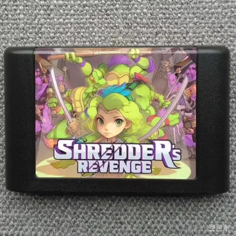 بطاقة الألعاب SOR2 Shredder's Revenge 16Bit لـ Mega Drive Genesis #1